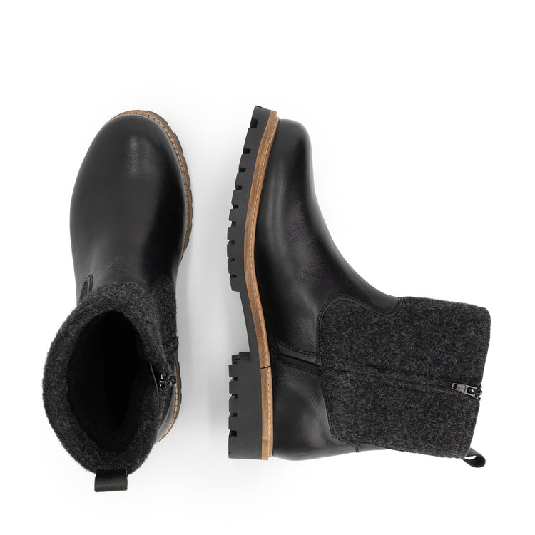 Gotaland Men - Ankle boots - Wool/Felt - Black UPD