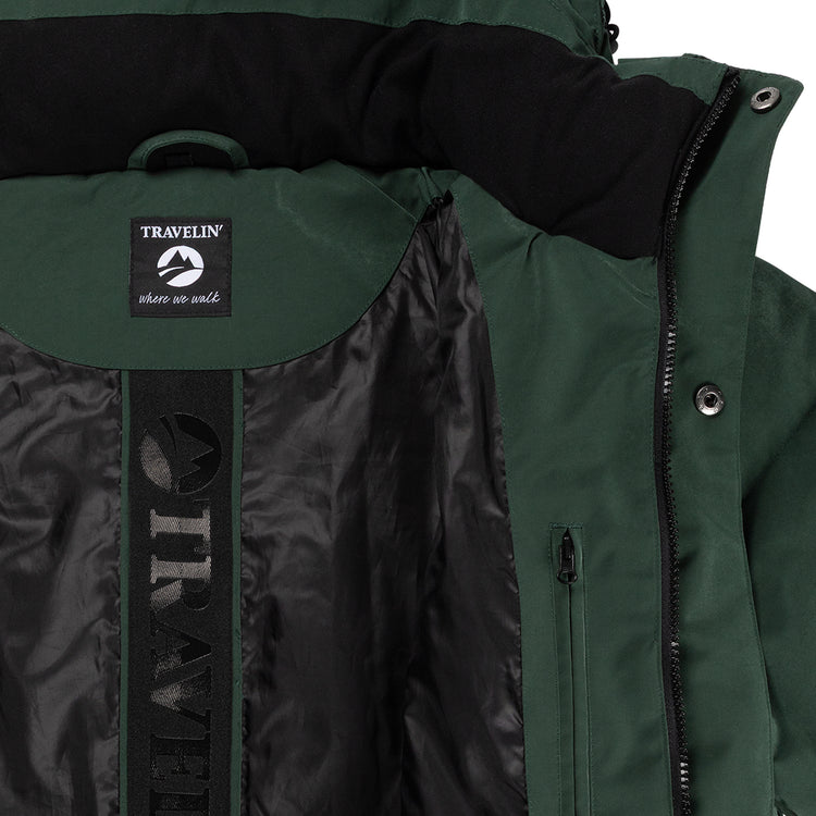 Ladan Men - Puffer jacket - Water-resistant - Dark green DCI
