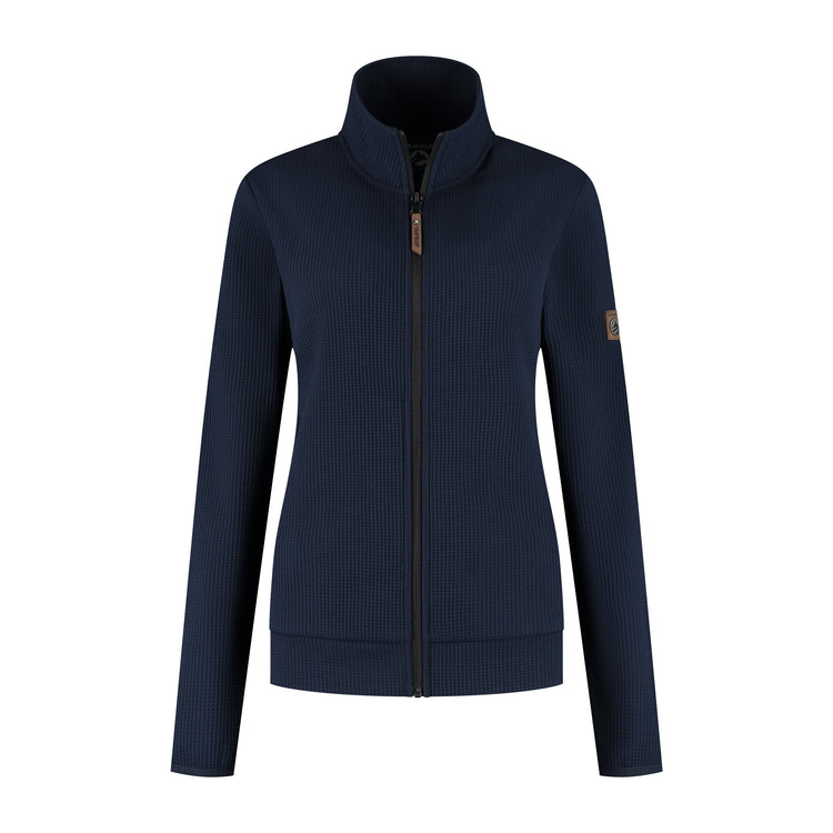 Pia Women - Outdoor cardigan - Navy F