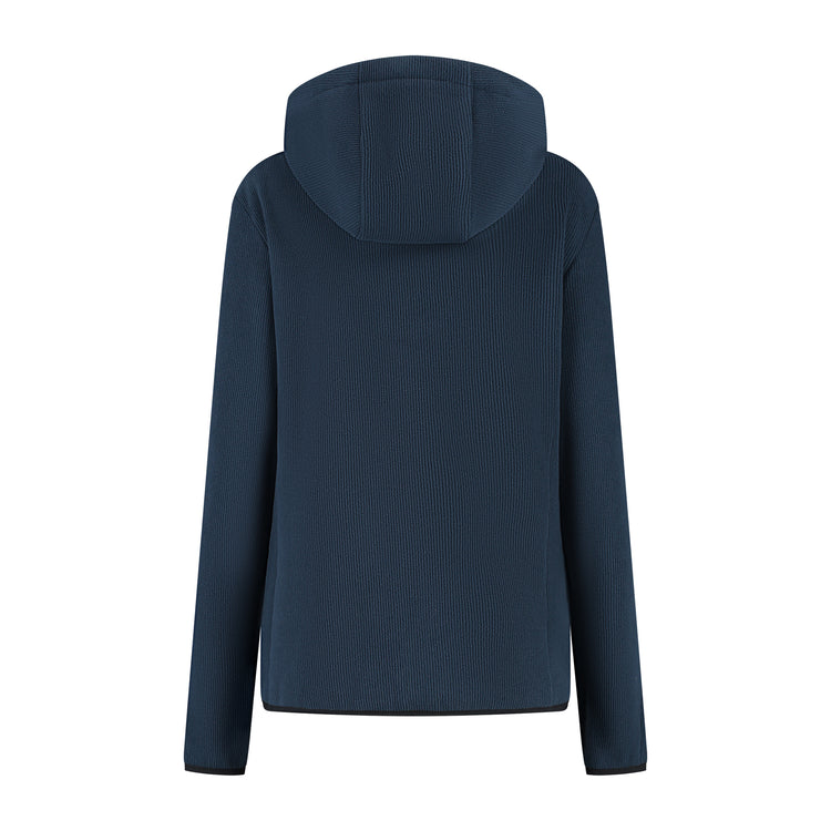 Kirsten Women - Hooded Cardigan - Fleece - Navy B
