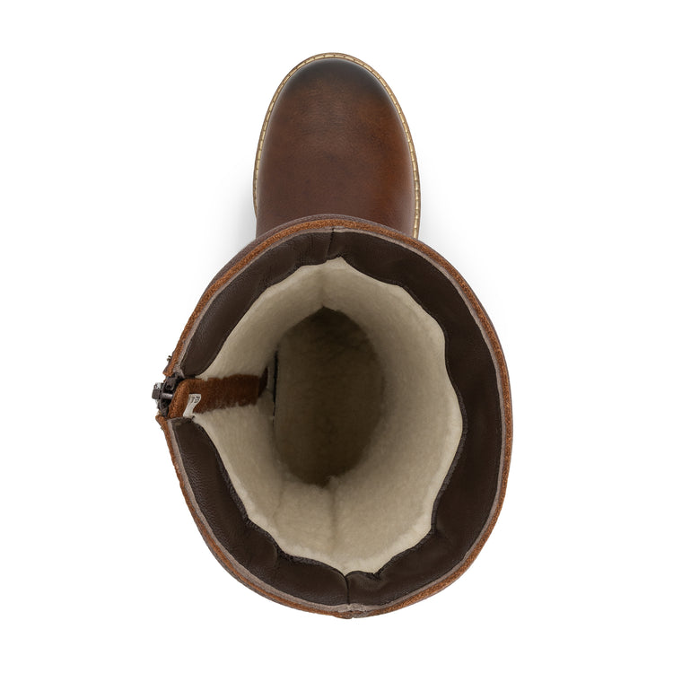 Forde Women - High boots - Wool-lined - Dark brown UPS