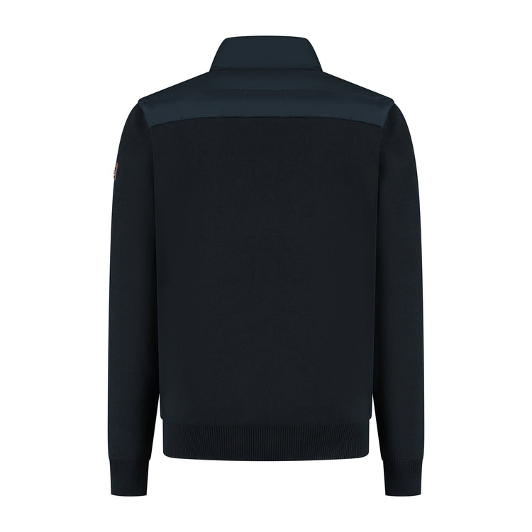 Damian Men - Outdoor cardigan - Padded - Navy B