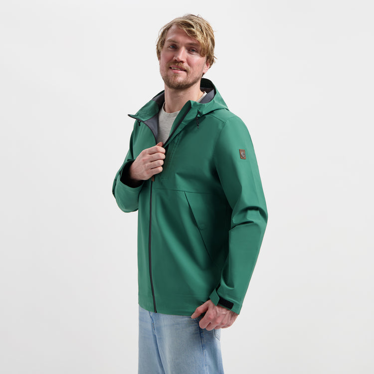 Jari - Waterproof jacket - Men - Dark green MV