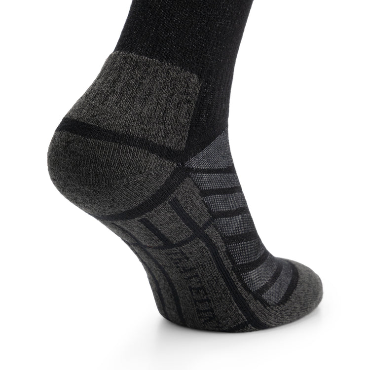 Travelin’ Bran Unisex 2-pack hiking socks – Seamless & breathable – Black ACC2