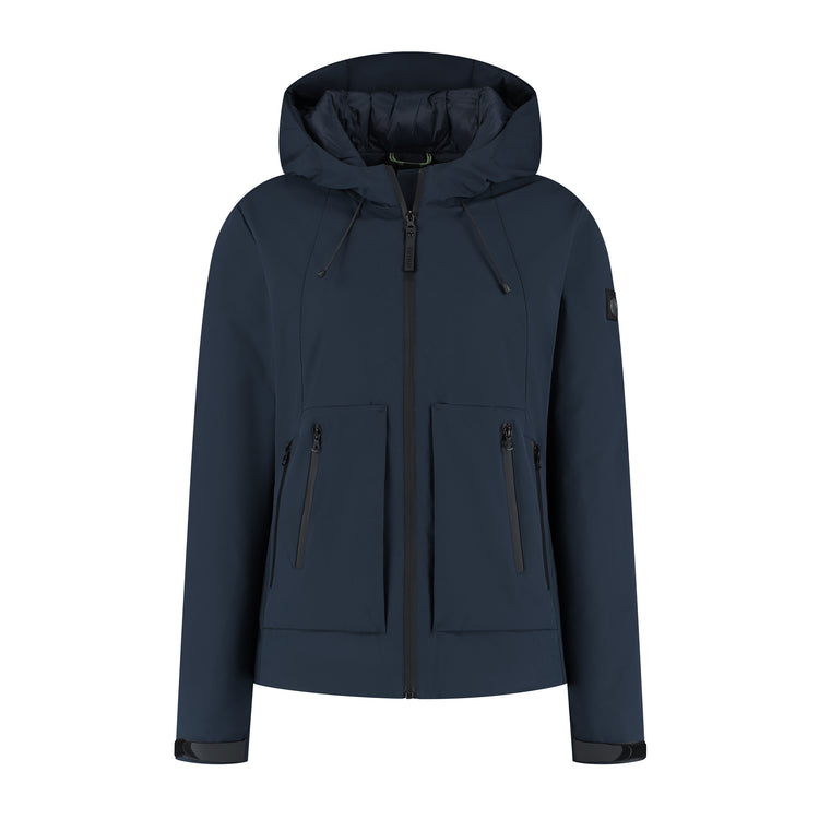 Nayla Women - Lined Hardshell Jacket - Navy F