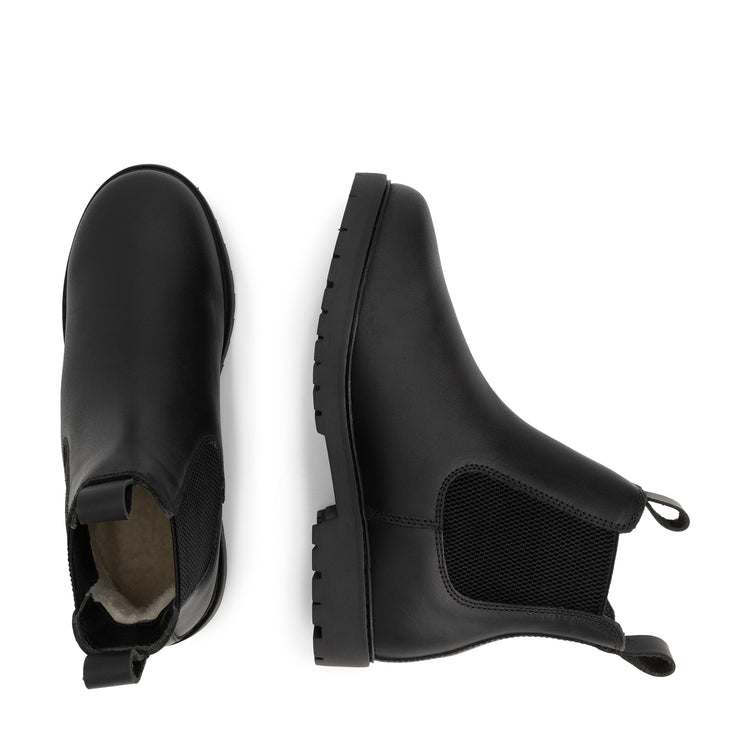 Raufoss Women - Chelsea boots - Wool-lined - Black UPD