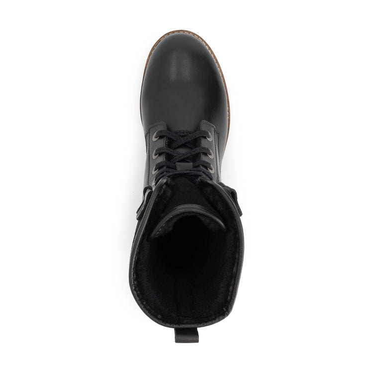 Kongea Women - Lace-up boots - Wool-lined - Black UPS