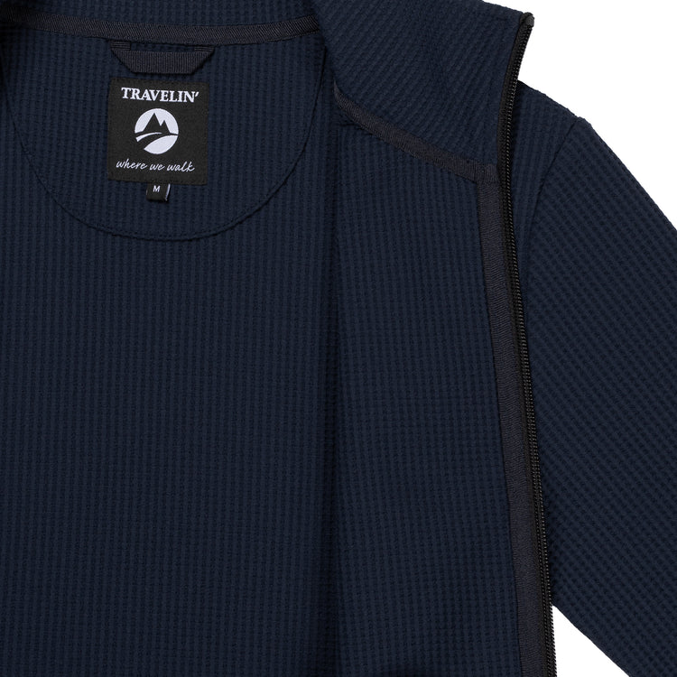 Pia Women - Outdoor cardigan - Navy DCI