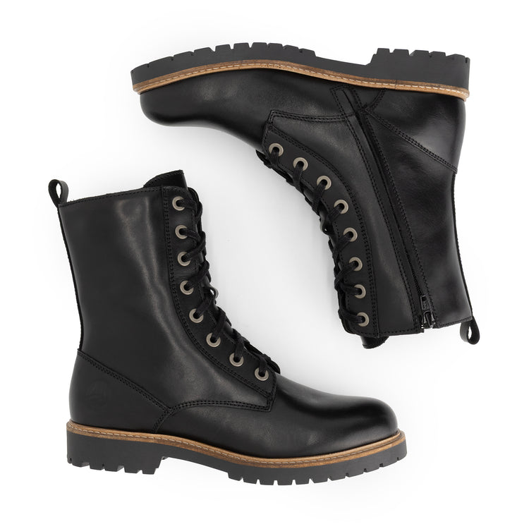 Ranelva Women - Lace-up boots - Wool-lined - Black UPD