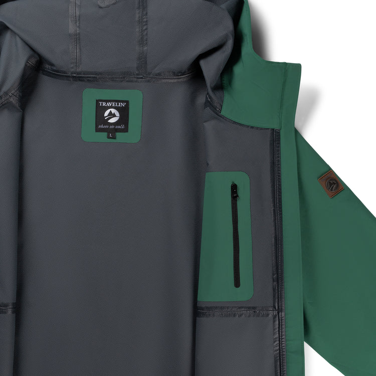 Jari - Waterproof jacket - Men - Dark green DCI