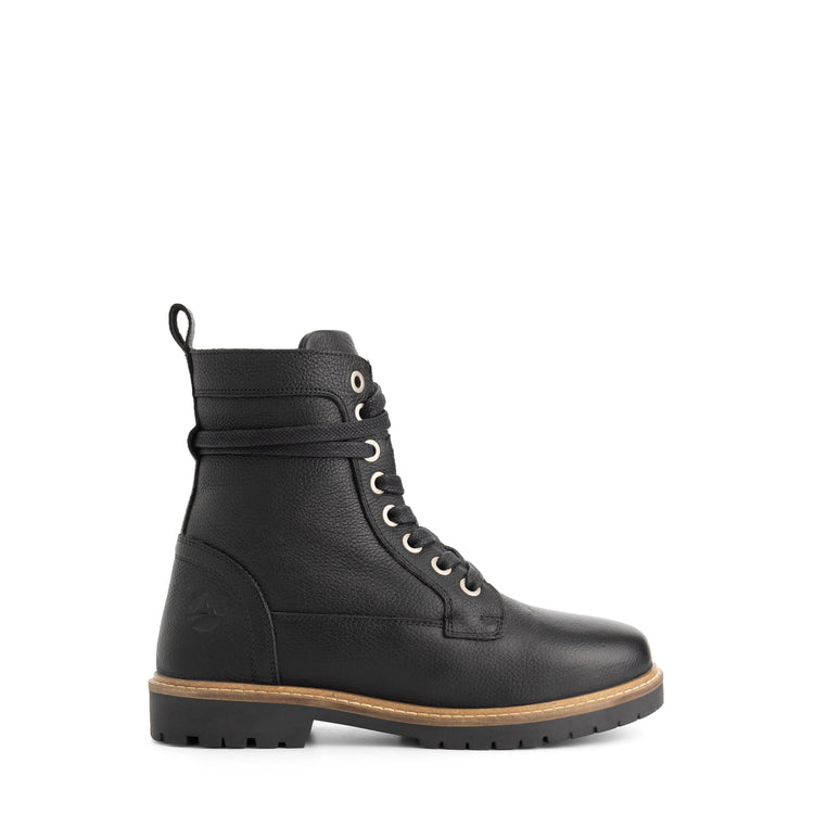 Kongsmark Women - Lace-up boots - Wool-lined - Black R