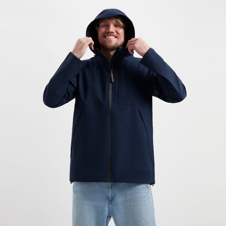 Jari - Waterproof jacket - Men - Navy MV