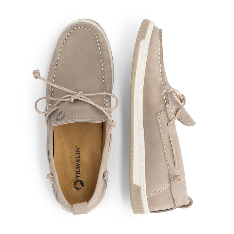 Falmouth Women - Boat shoes - Nubuck - Grey UPD