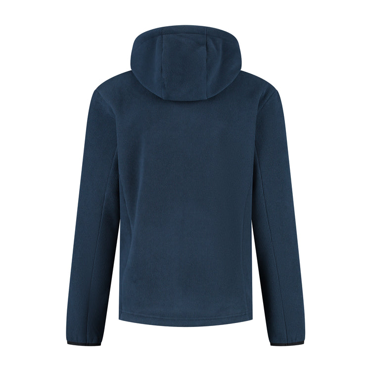 Karlson Men - Hooded Cardigan - Fleece - Navy B