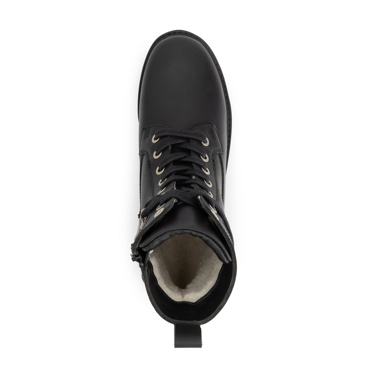 Logstrup Men - Lace-up boots - Wool-lined - Black UPS