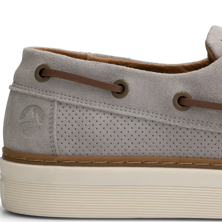 Shipton Men - Lace-up shoes - Suede - Grey DFH