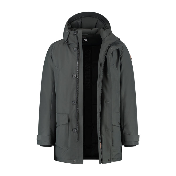 Olav Men - Parka - Waterpoof - Dark grey CVO