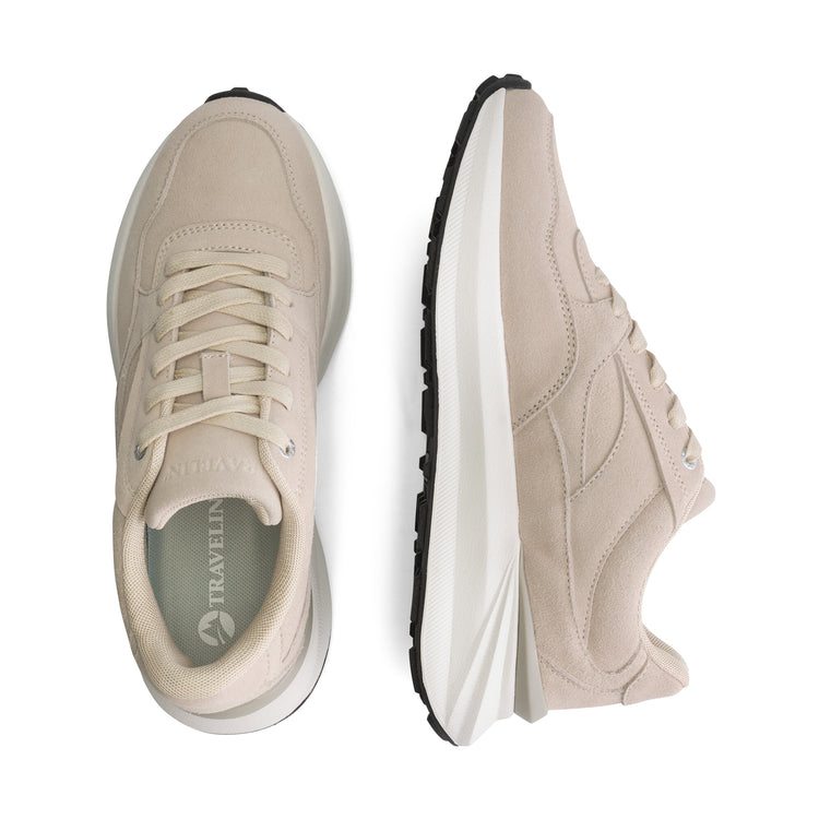 Ripley - Suede sneakers - Women - Sand UPD