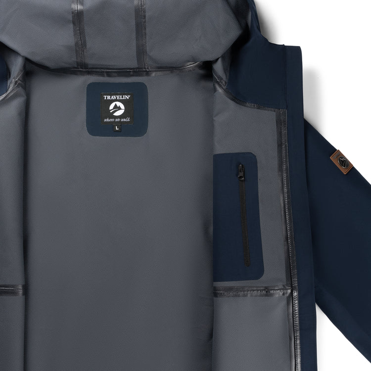 Jari - Waterproof jacket - Men - Navy DCI