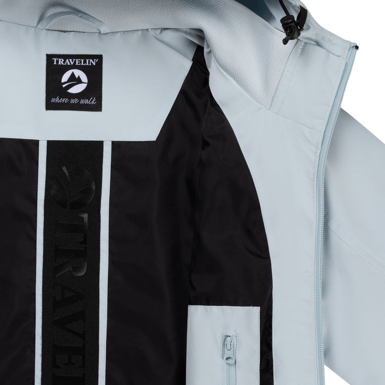 Halle Women - Hardshell jacket - Waterproof - Light blue DCI