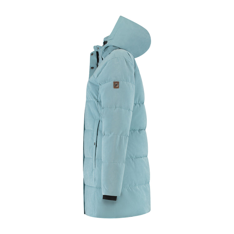 Rissne Women - Puffer jacket - Water-resistant - Light blue L