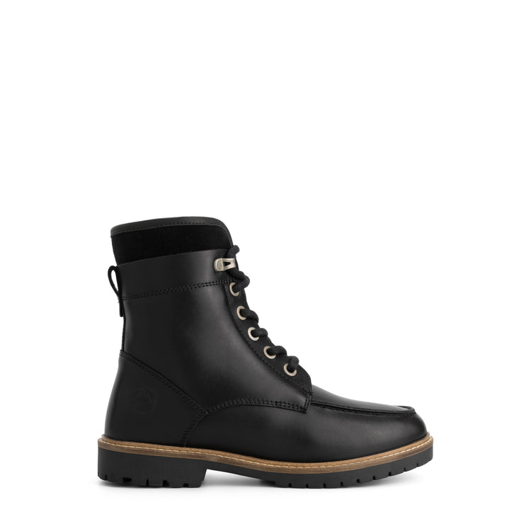 Tronstad Women - Lace-up boots - Wool-lined - Black R