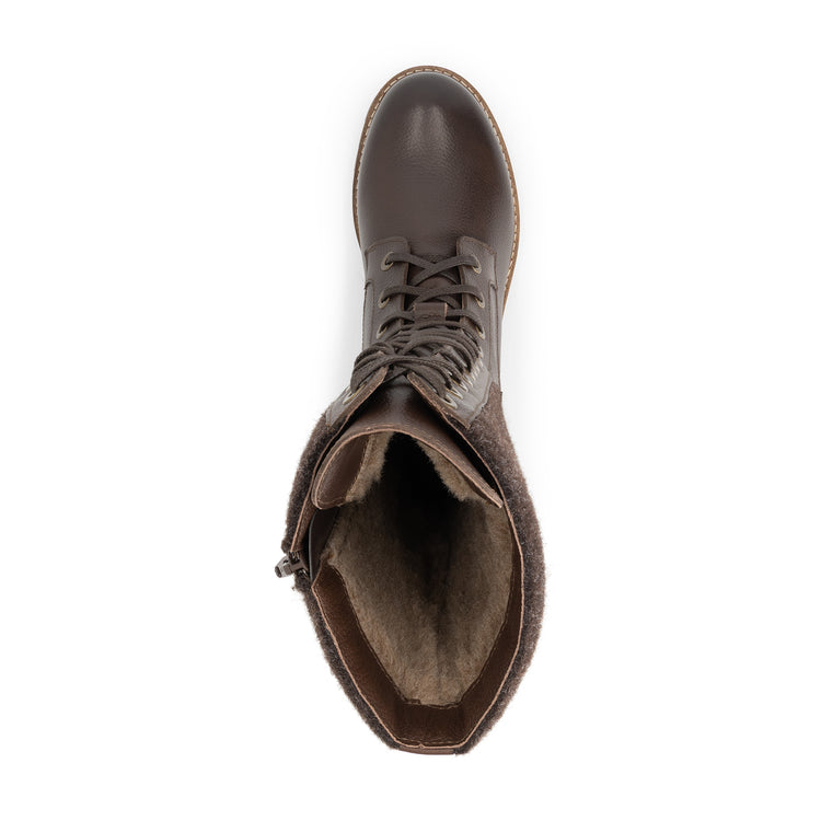 Struve Women - High Lace-up boots - Wool/Felt - Dark brown UPS