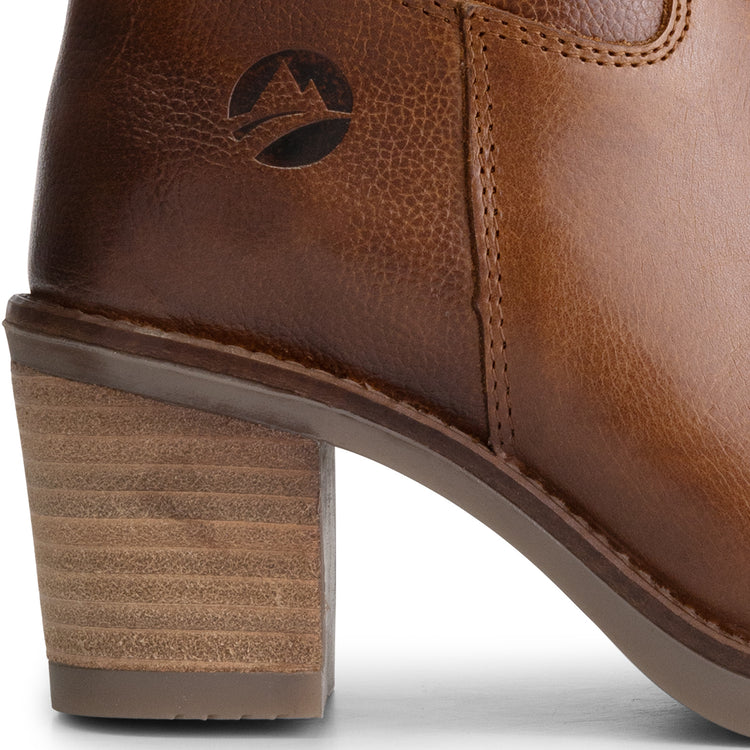 Isere - Leather ankle boots - Women - Cognac DFH