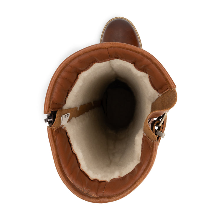 Dannemare Women - High boots - Wool-lined - Cognac UPS