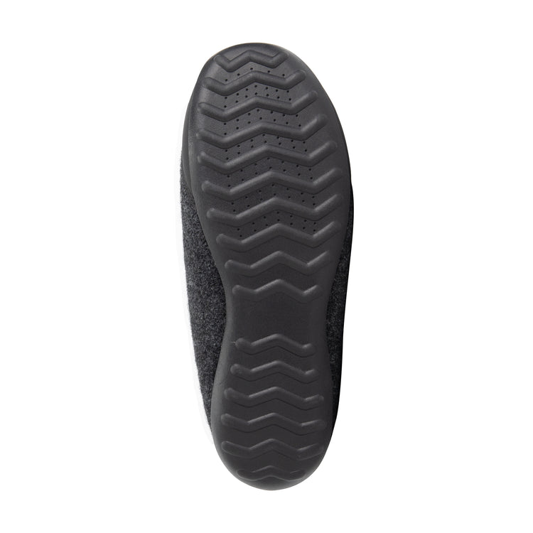 Back2Home Men - House slippers - Wool - Dark grey UNS
