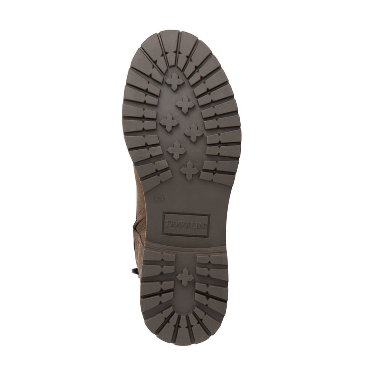 Bossvika Women - Lace-up boots - Nubuck - Dark brown UNS