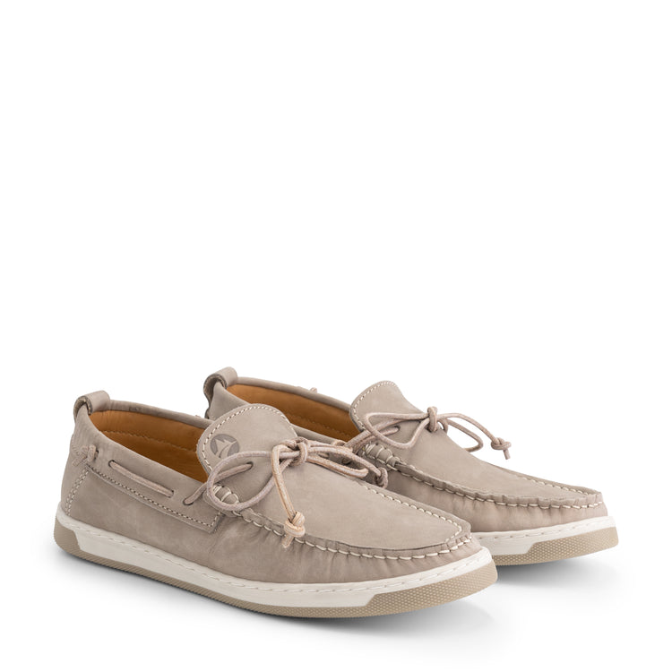 Falmouth Women - Boat shoes - Nubuck - Grey FRD