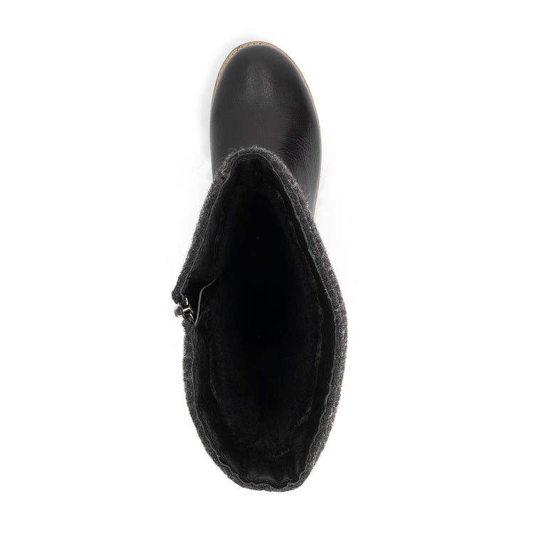 Lagen Men - High boots - Wool/Felt - Black UPS