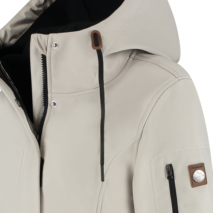 Malika - Waterproof softshell jacket - Women - Sand DCB
