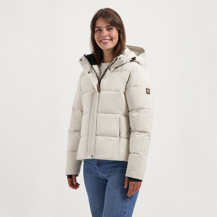 Norra Women - Puffer jacket - Water-resistant - Sand MV