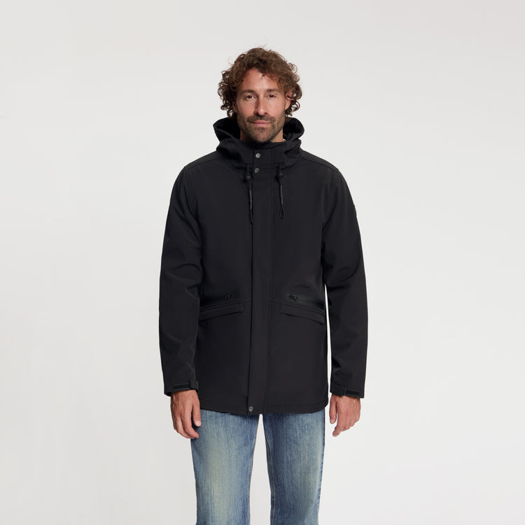 Njal Men - Softshell Jacket - Waterproof - Black MV