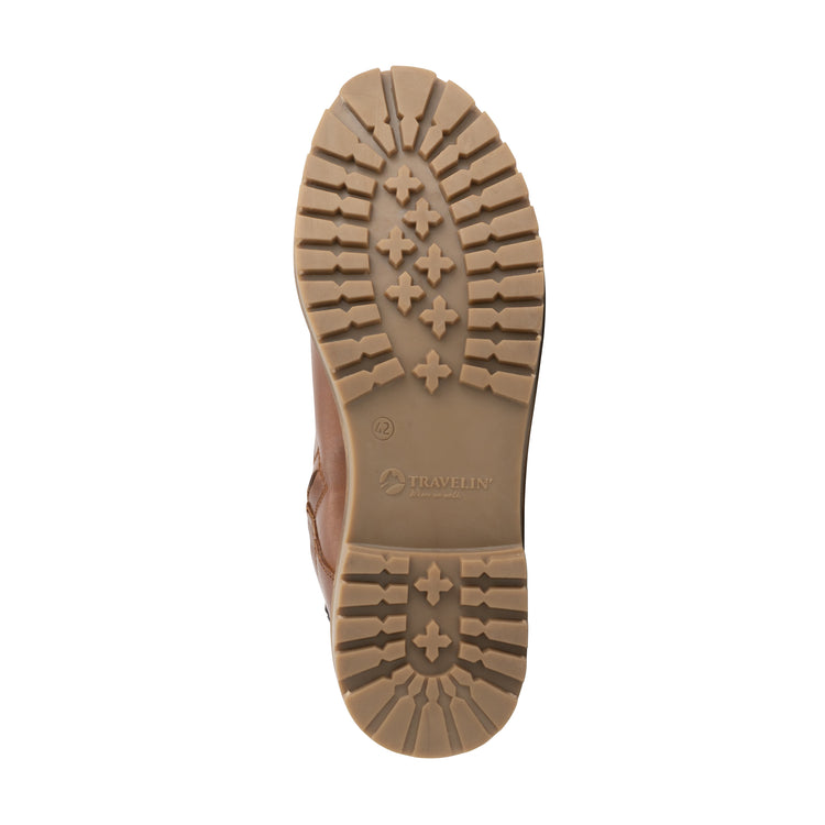 Langstrand Men - Lace-up boots - Wool-lined - Cognac UNS