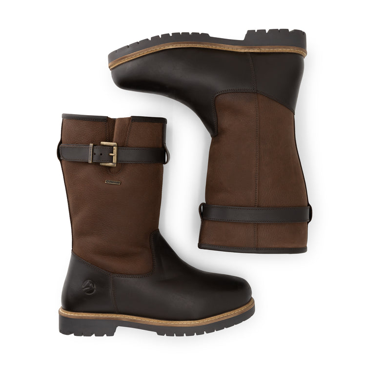 Frostad Men - Outdoor Boots - Wool-Lined - Dark Brown UPD