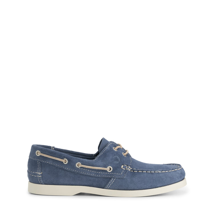 Krokvag Men - Boat shoes - Suede - Blue R