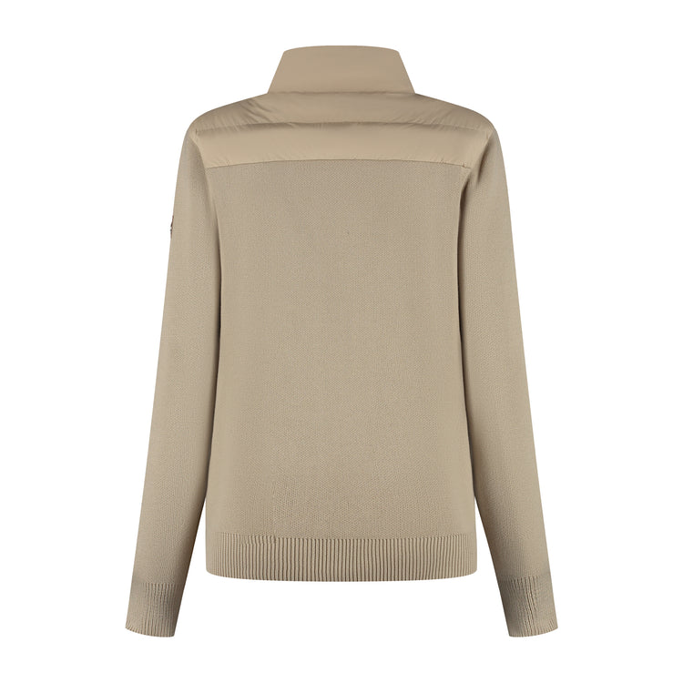 Dana Women - Outdoor cardigan - Padded - Sand B