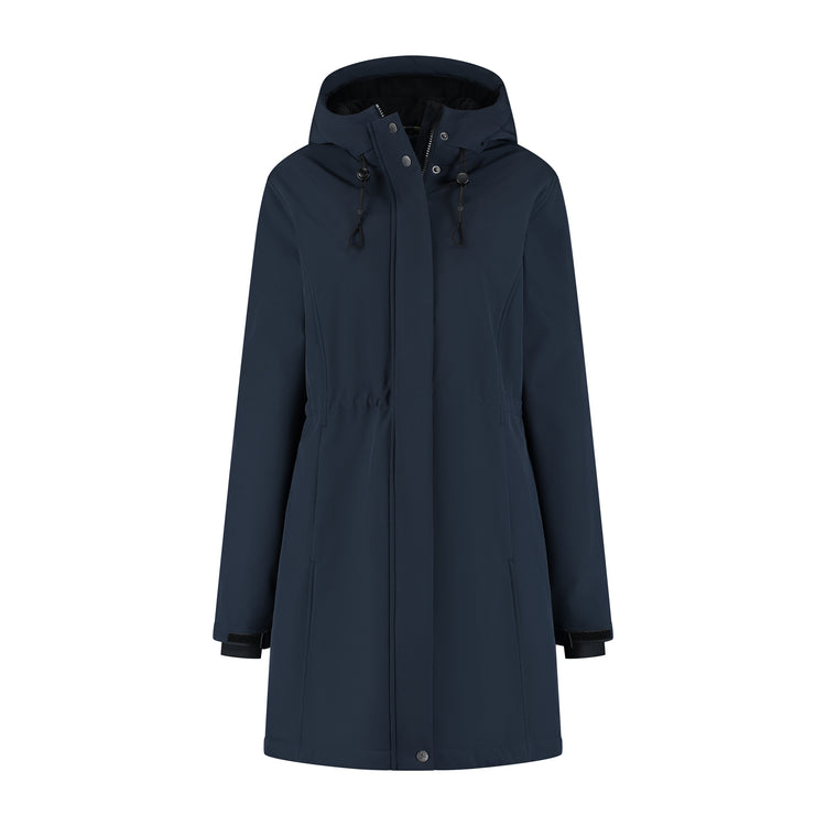 Elinor Women - Softshell Jacket - Waterproof - Navy F