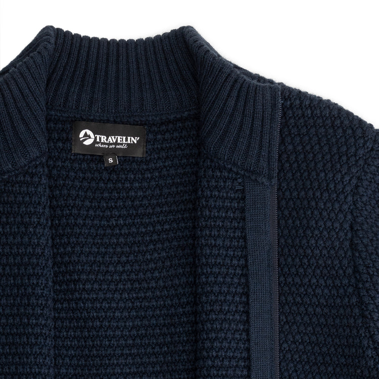 Kemi Women - Knitted Cardigan - Navy DCI