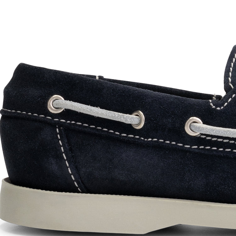 Foss Kids - Boat shoes - Suede - Navy DFH