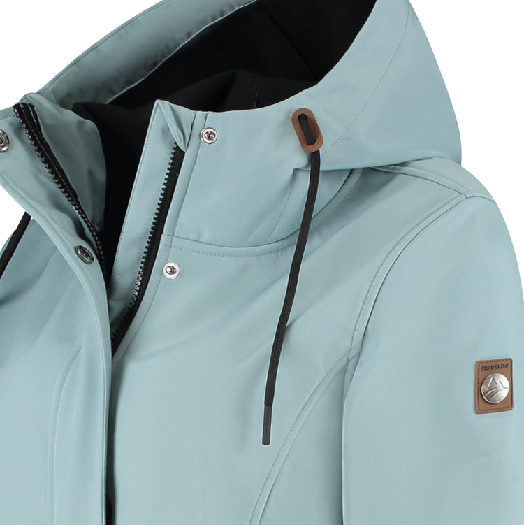 Erika - Waterproof softshell jacket - Women - Light blue DCB