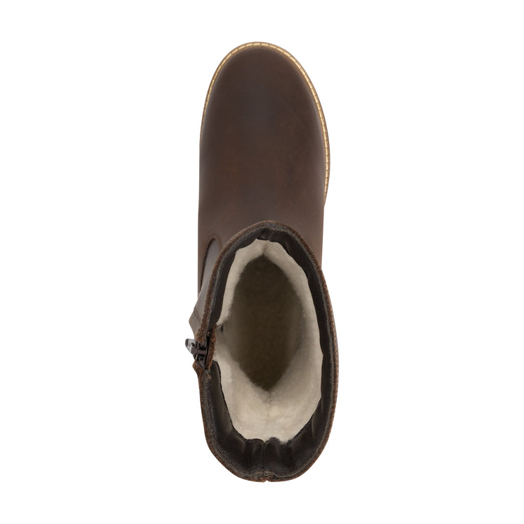 Nakskov Women - Boots - Wool-lined - Dark Brown UPS
