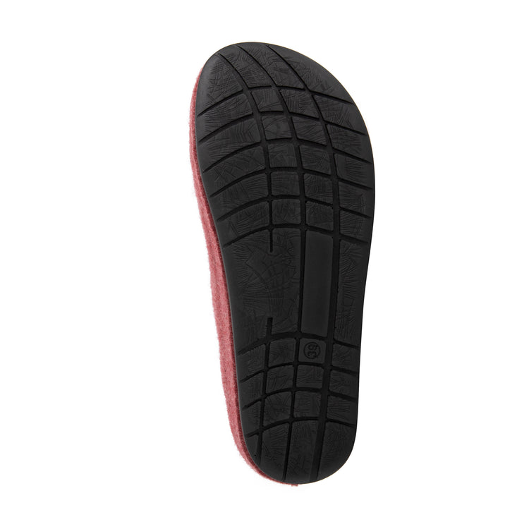 Come Home Women - House slippers - Wool - Red UNS