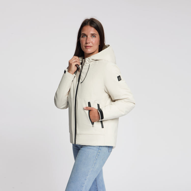 Nayla Women - Lined Hardshell Jacket - Sand MV2