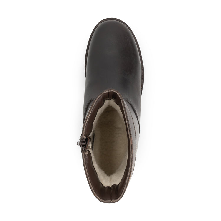 Husby Men - Boots - Wool-lined - Dark brown UPS