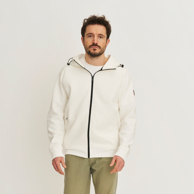 Stig Men - Outdoor cardigan - Sweater - Off-white MV