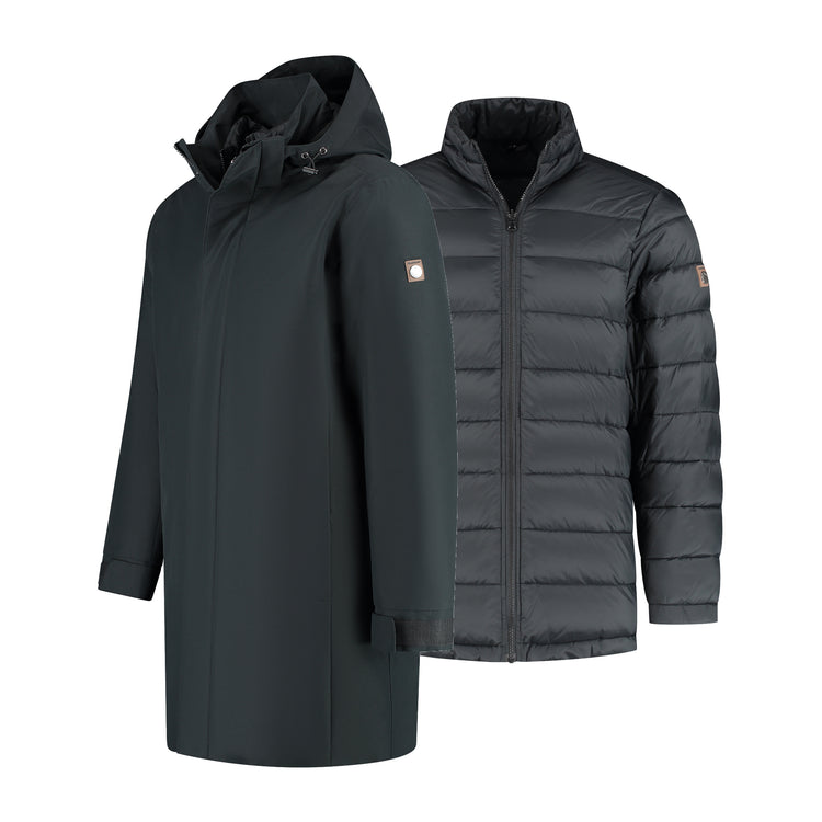 Hoyt Men - 3-in-1 jacket - Waterproof - Black FL